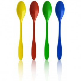 Plastic Ice Cream Spoon Pack 17,5cm 