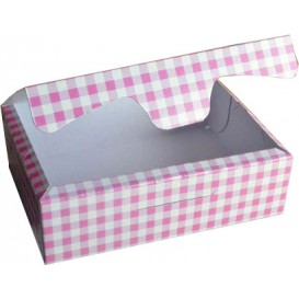 Paper Bakery Box Pink 17,5x11,5x4,7cm 250g (360 Units)
