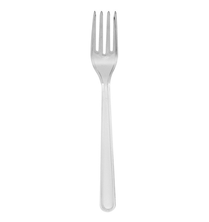 Plastic Fork Magnum Clear 18,5cm Plastic Fork Magnum Clear 18,5cm