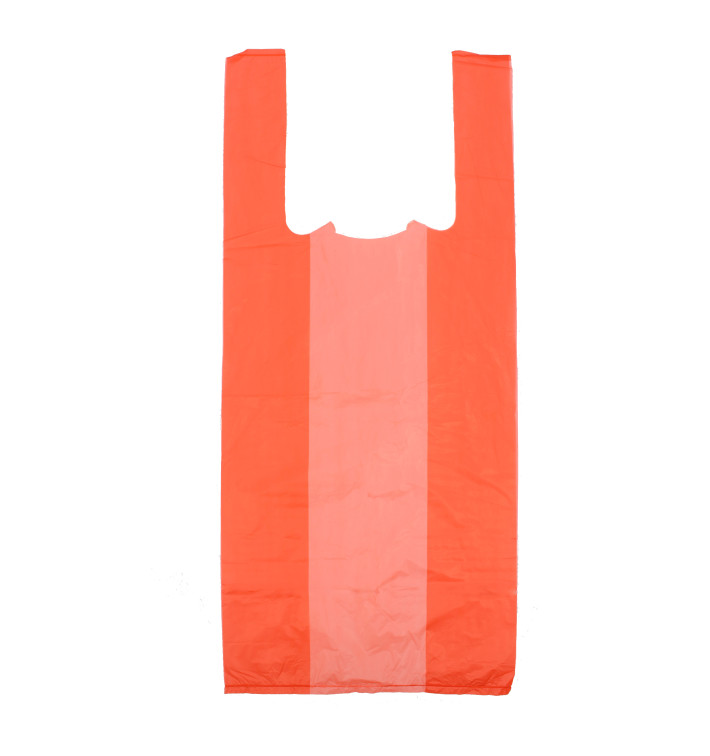Plastic T-Shirt Bag Red 35x50cm Plastic T-Shirt Bag Red 35x50cm