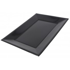 Plastic Tray Black 33x22,5cm (180 Units)