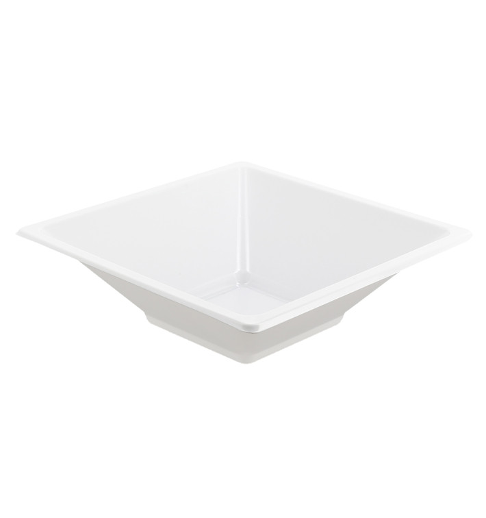 Plastic Bowl PS Square shape White 12x12cm Plastic Bowl PS Square shape White 12x12cm
