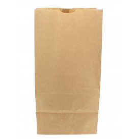 Paper Bag without Handle Kraft 25+15x43cm (250 Units)