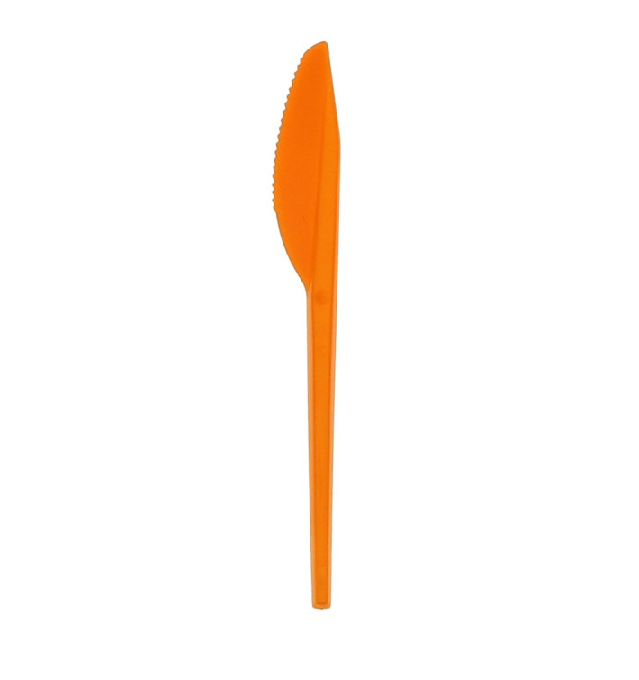 Plastic Knife PS Orange 16,5 cm Plastic Knife PS Orange 16,5 cm