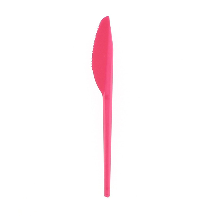 Plastic Knife PS Fuchsia 16,5 cm Plastic Knife PS Fuchsia 16,5 cm