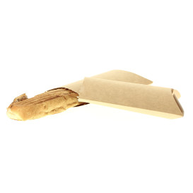Paper Baguette Container Kraft Easy Opening (25 Units)
