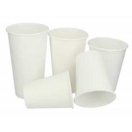 Paper Cup White 12 Oz/360ml Ø8,9cm (50 Units) 