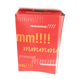 Paper French Fries Scoop Container Closed 