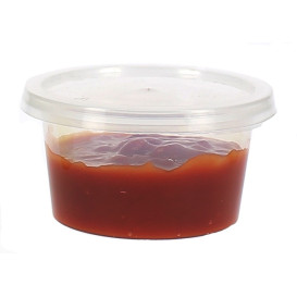 Plastic Souffle Cup with Lid PP 120ml (50 Units)