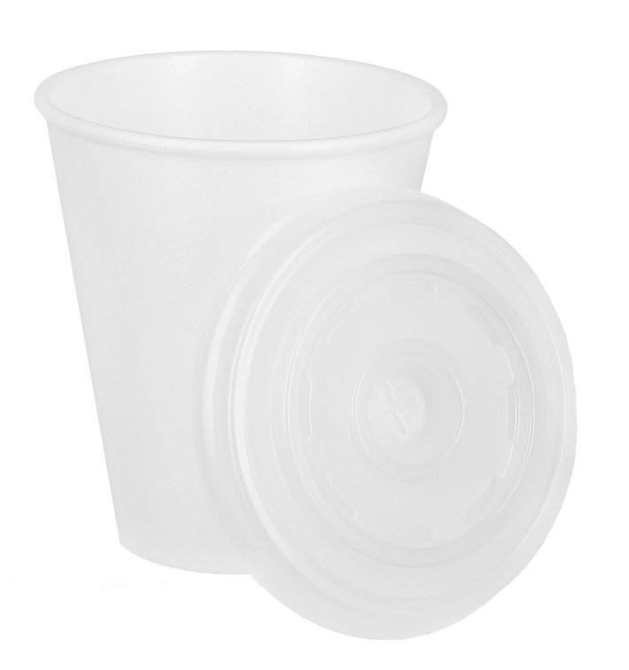 Foam Cup EPS 7Oz/200ml White + Plastic Lid Foam Cup EPS 7Oz/200ml White + Plastic Lid