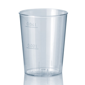 Reusable Shot Cup PS Cristal Cool 40ml (50 Units)