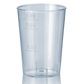 Reusable Shot Cup PS Cristal Cool 40ml (50 Units)