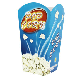 Paper Popcorn Box Large Size 150gr 8,7x13x20,3cm (25 Units)