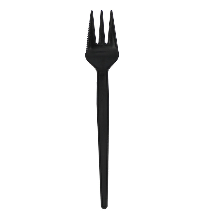 Plastic Fork "Sierra" Black 13,5cm Plastic Fork "Sierra" Black 13,5cm