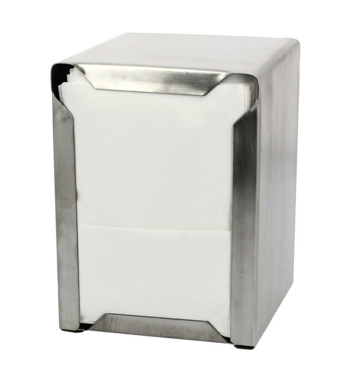 Napkin Stainless Steel Dispenser "Miniservis" 17x17 Napkin Stainless Steel Dispenser "Miniservis" 17x17
