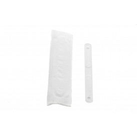 Plastic Coffee Stirrer PS Wrapped Clear 10,5cm (2500 Units)