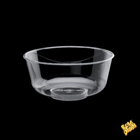 Plastic Bowl Tasting Dessert Clear 230 ml (50 Units)