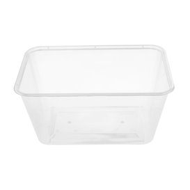 Plastic Deli Container PP Rectangular Shape 1000ml (500 Units)