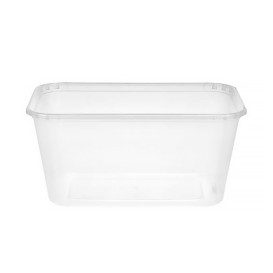 1000ML Square Plastic Container with Lids