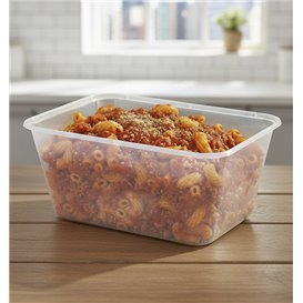 Plastic Deli Container PP Rectangular Shape 1000ml (50 Units) 