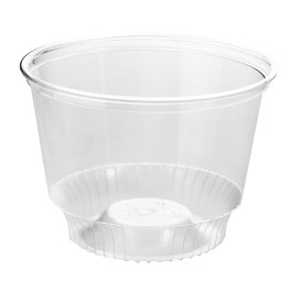 Plastic Container PET Crystal Solo® 8Oz/240ml Ø9,2cm (1000 Units)