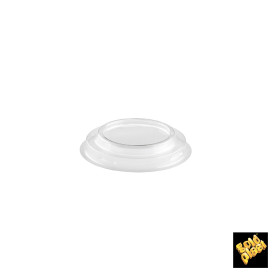 Plastic Lid PET for Plastic Tasting Cup "Maxi" Cone Shape Clear 100ml (25 Units) 