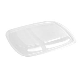 Plastic Deli Container PP 2C Black 900ml 23x16,5x5cm (75 Units)