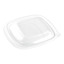 Plastic Lid for Deli Container PP Square shape Black 16,5x16,5cm 