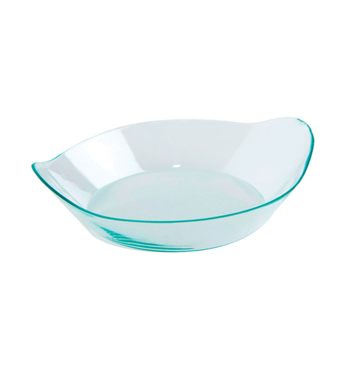 Tasting Plastic Bowl PS Flat "Ondas" Water Green 36ml Tasting Plastic Bowl PS Flat "Ondas" Water Green 36ml