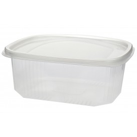 Plastic Hinged Deli Container Microwavable PP 1000ml 