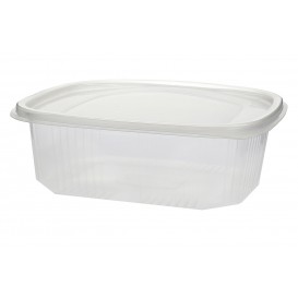 Plastic Hinged Deli Container Microwavable PP 750ml 