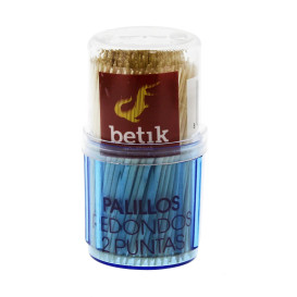 Wooden Toothpick Round shape 2 Tips 6,5cm