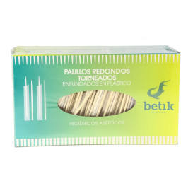 Wooden Toothpick Turned Film Wrapped 6,5cm