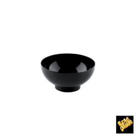 Tasting Plastic Bowl PS "Mini" Black 60ml (10 Units) 