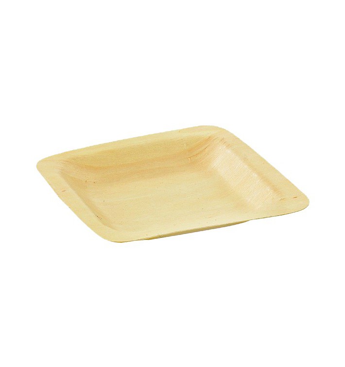 Wooden Plate Square Shape 11,5x11,5x1,2cm 