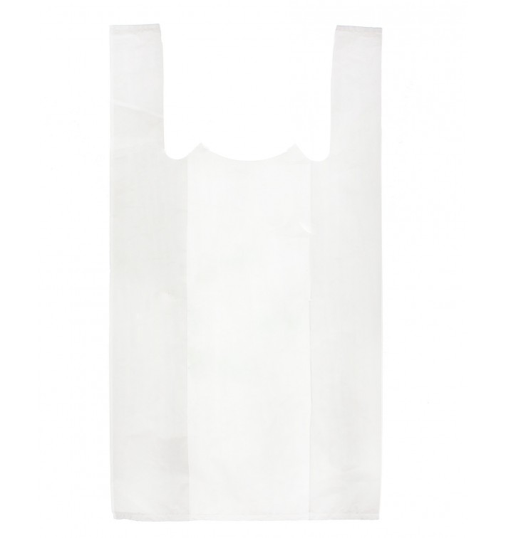Plastic T-Shirt Bag White 35x40cm 