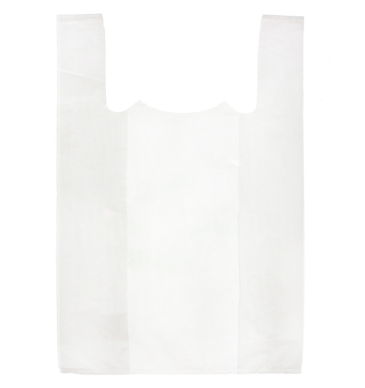 Plastic T-Shirt Bag White 70x80cm Plastic T-Shirt Bag White 70x80cm