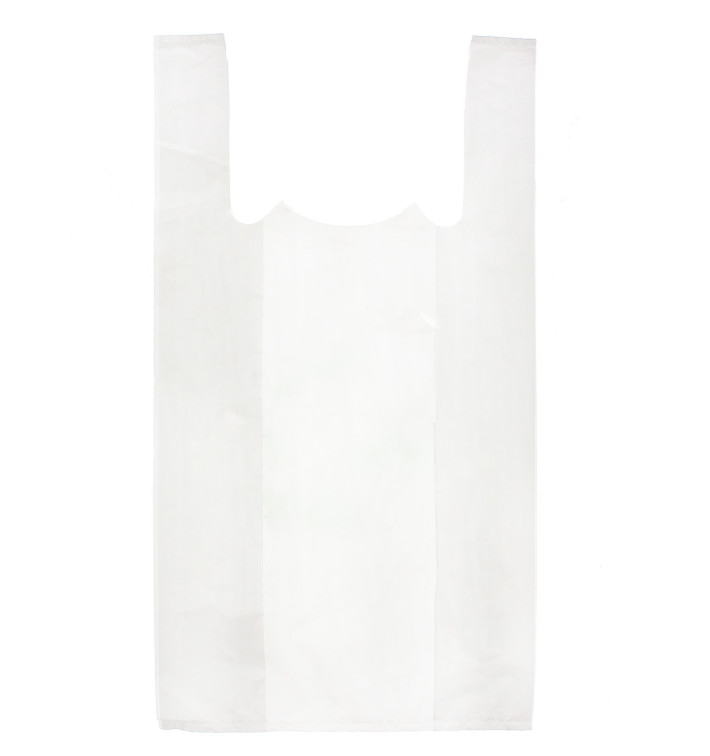Plastic T-Shirt Bag White 40x50cm (4000 Units) Plastic T-Shirt Bag White 40x50cm (4000 Units)