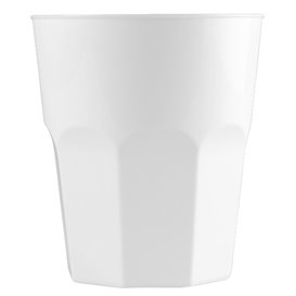 Plastic Cup for Cocktail PP White Ø8,4cm 270ml (20 Units) 