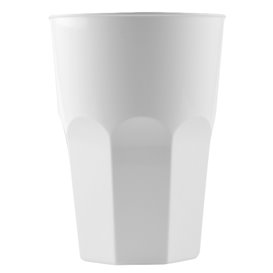 Plastic Cup for Cocktail PP White Ø8,4cm 350ml (20 Units) 