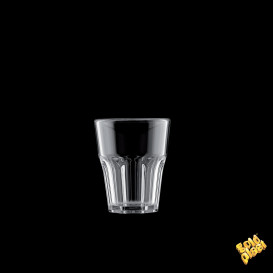 Plastic Shot SAN Reusable Clear 40ml (6 Units) 