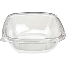 Plastic Bowl PET Square Shape 250ml 125x125x40mm (50 Units) 