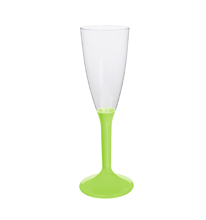 White 200ml Plastic Champagne Flute, Disposable Prosecco Glasses