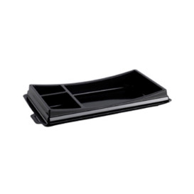 Plastic Sushi Container PET Black 1,99x11,3cm (10 Units) 