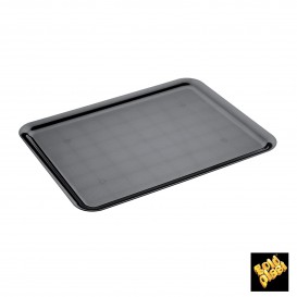Plastic Tray Black 37x50cm (24 Units)