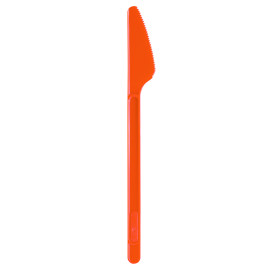 Plastic Knife PS Orange 17,5cm (600 Units)