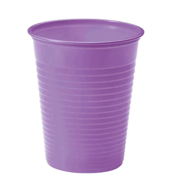 Plastic Cup PS Lilac 200ml Ø7cm (1500 Units) Plastic Cup PS Lilac 200ml Ø7cm (1500 Units)