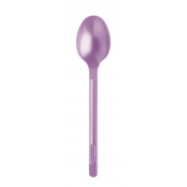 Plastic Spoon PS Lilac 17,5cm (20 Units) 