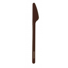 Plastic Knife PS Chocolate 17,5cm (20 Units) 