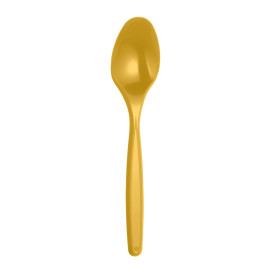 Plastic Teaspoon PS Gold 12cm (1200 Units)